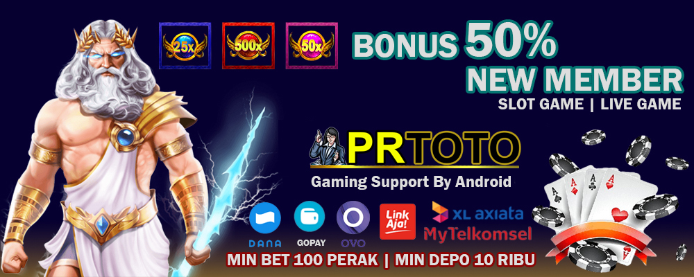 Promo New Member 50% PRTOTO